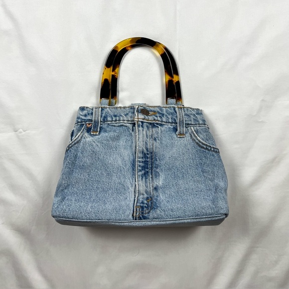 Y2K Handmade Levi’s Denim Handbag - Picture 3 of 6